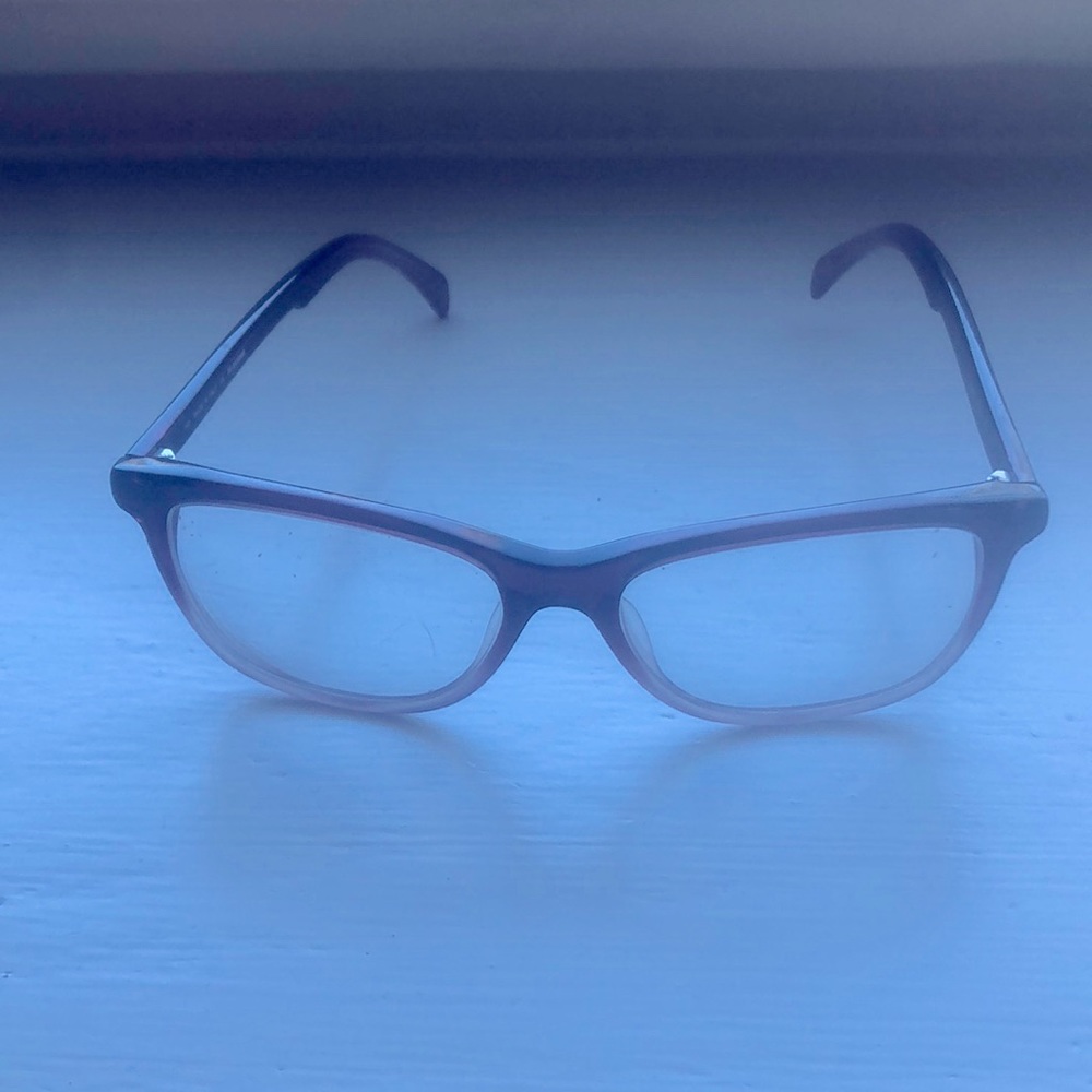 Jill Sanders Eyeglasses.  GUC. Purple fade-to Lavender color.